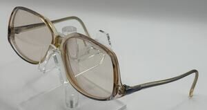 B.G. Carisma Vintage Eyeglasses Pink Gradient Oversized Square Frames